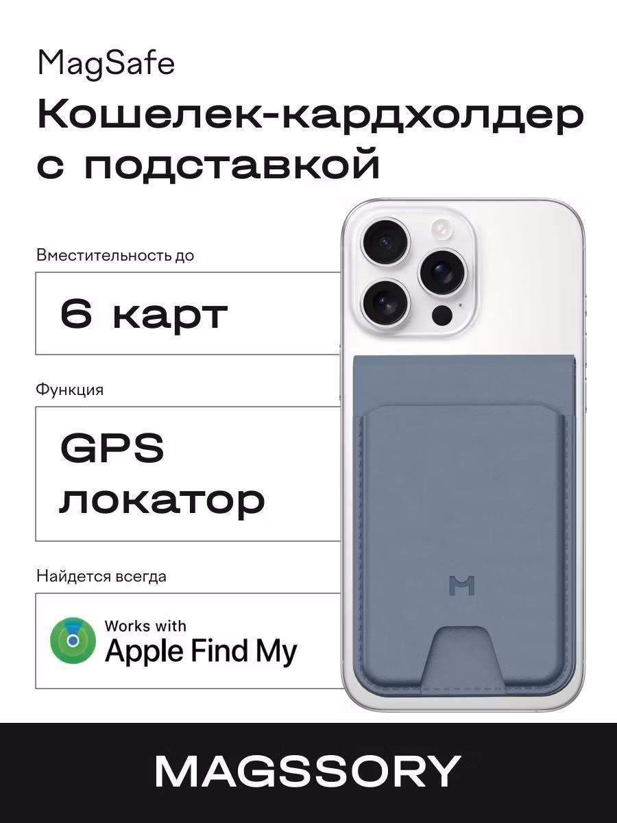 Кардхолдер для смартфона, телефона Magssory Кошелек-кардхолдер
