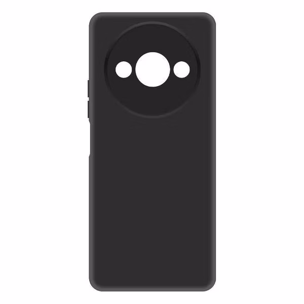Чехол для смартфона, телефона Krutoff Soft Case для Xiaomi Redmi A3x/A3/Poco C61 черный