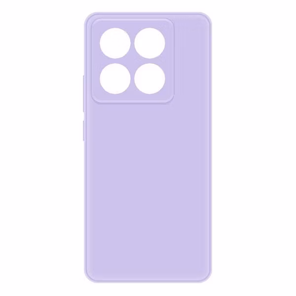 Чехол для смартфона, телефона Krutoff для Xiaomi 14T Pro, фиолетовый