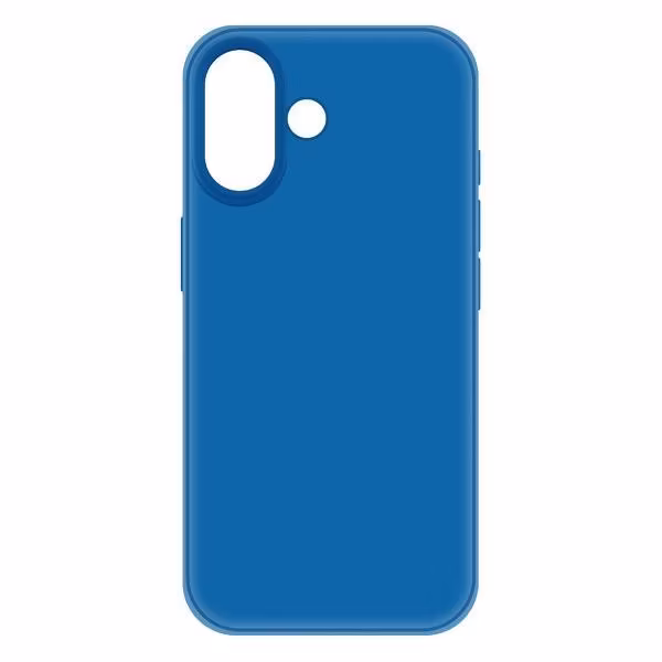 Чехол Krutoff для Apple iPhone 16, синий