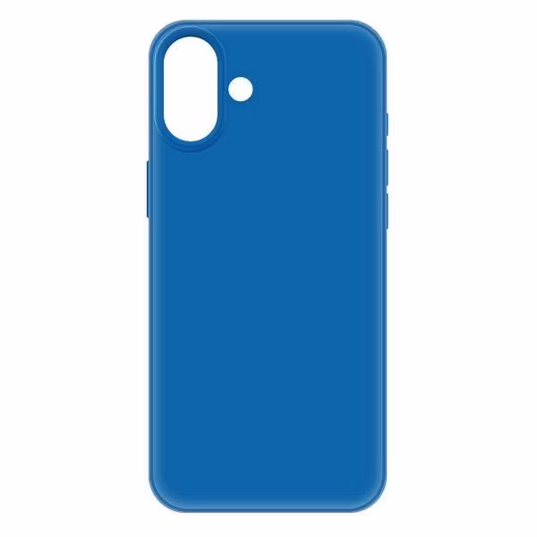 Чехол Krutoff для Apple iPhone 16 Plus, синий