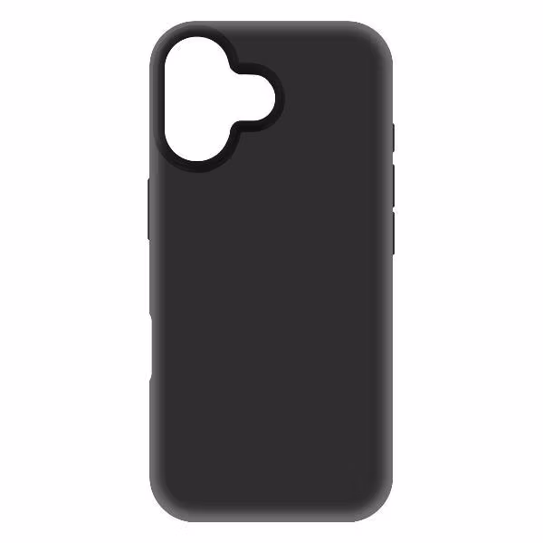 Чехол Krutoff для Apple iPhone 16, черный (570730)
