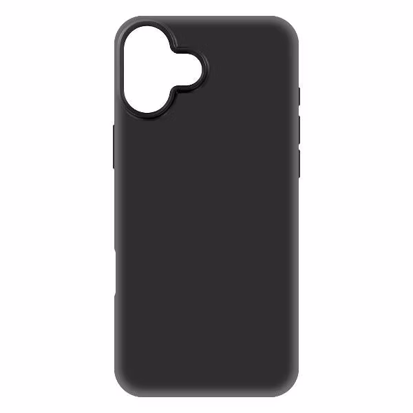 Чехол Krutoff для Apple iPhone 16 Plus, черный (570731)