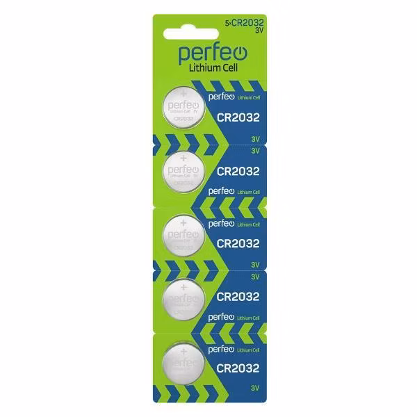 Батарея Perfeo PF CR2032/5BL / PF_3642