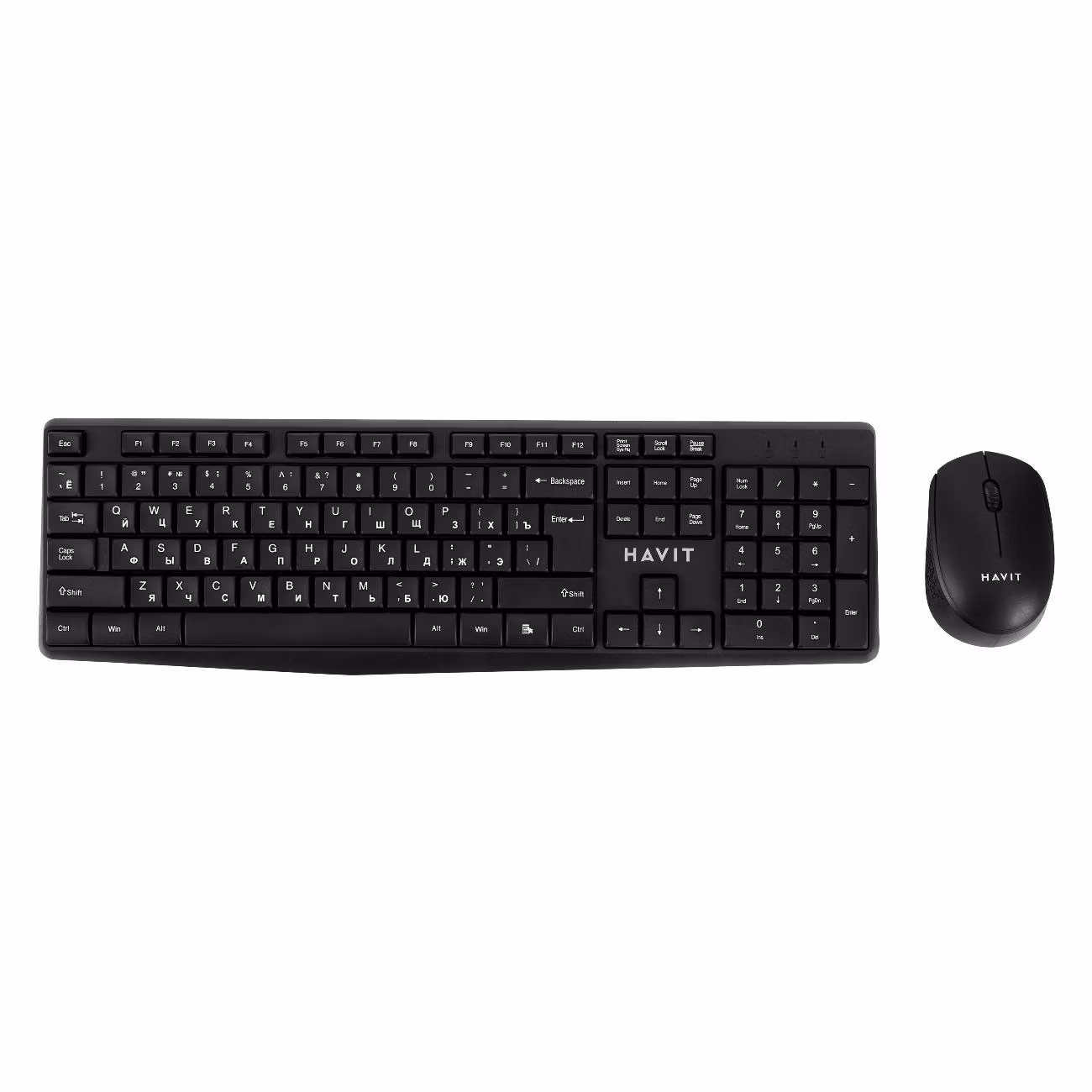 Комплект клавиатура+мышь Havit KB206GCM Black