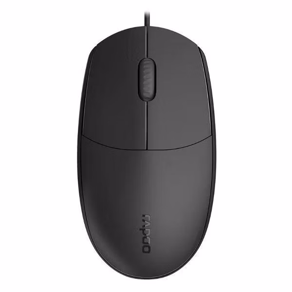 Мышь проводная Rapoo N100C Black
