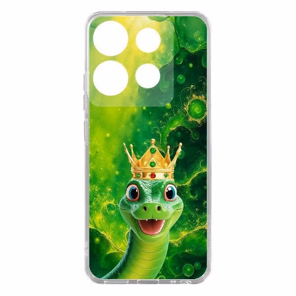 Чехол для смартфона, телефона Krutoff Clear Case Символ 2025 года для Tecno POP 7 Pro