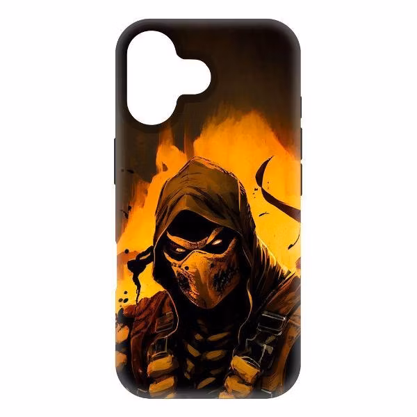 Чехол для смартфона, телефона Krutoff Мортал Комбат. Скорпион для iPhone 16