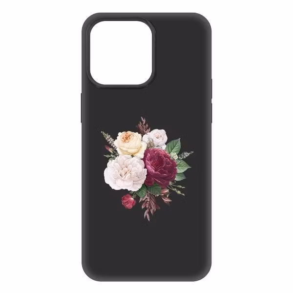 Чехол Krutoff Soft Case Цветочная композиция для iPhone 15 Pro Max