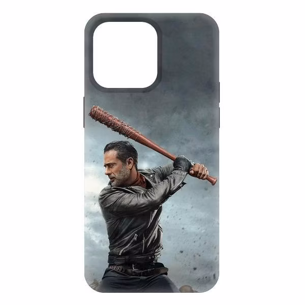 Чехол Krutoff SoftCase Ходячие мертвецы.Ниган для iPhone 15 Pro Max