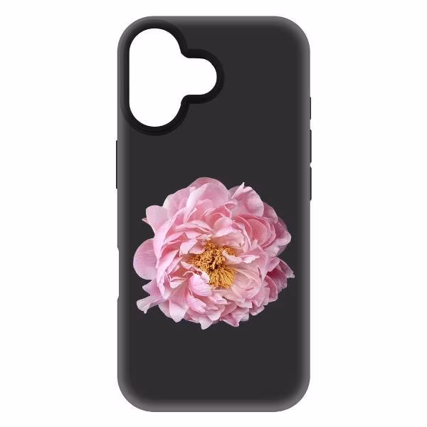 Чехол для смартфона, телефона Krutoff Розовый пион для iPhone 16