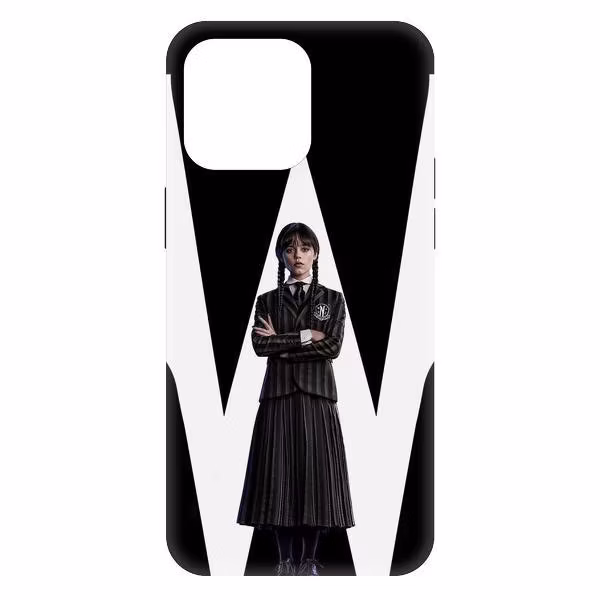 Чехол Krutoff SoftCase Уэнсдей Аддамс для iPhone 15 Pro Max