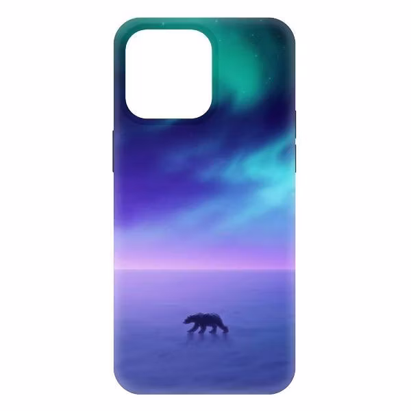 Чехол Krutoff Soft Case Северное Сияние для iPhone 15 Pro Max