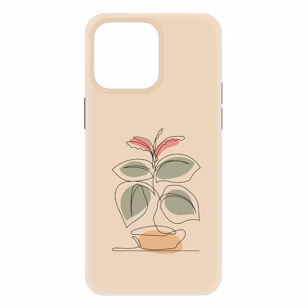 Чехол Krutoff Soft Case Цветок для iPhone 15 Pro Max
