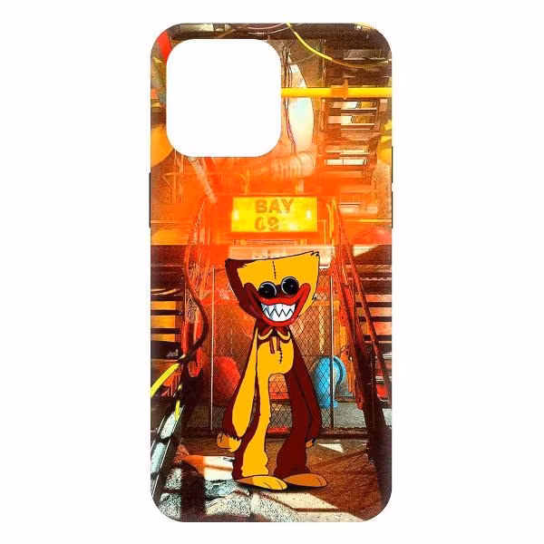 Чехол Krutoff Soft Case Хаги Ваги Желтый для iPhone 15 Pro Max