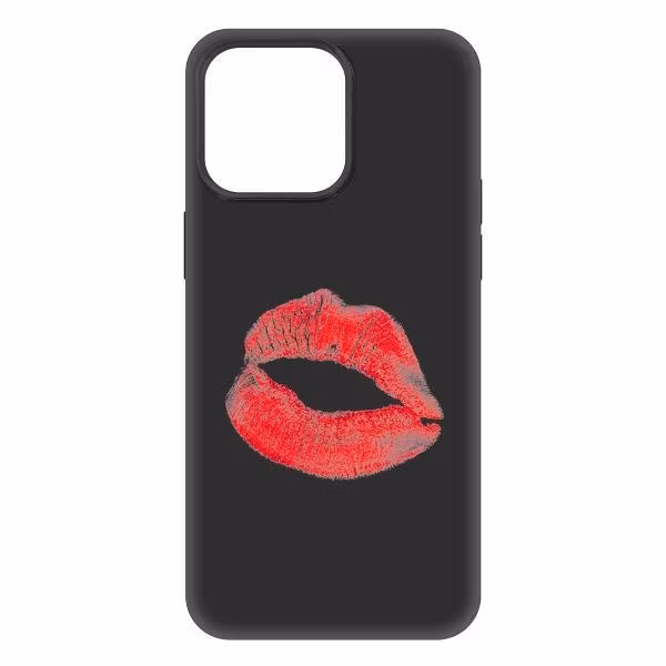 Чехол Krutoff Soft Case След помады для iPhone 15 Pro Max