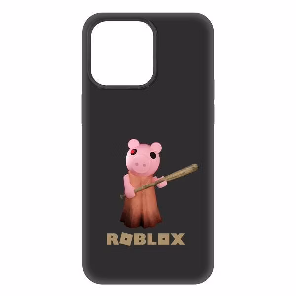 Чехол Krutoff Soft Case Roblox-Пигги для iPhone 15 Pro Max