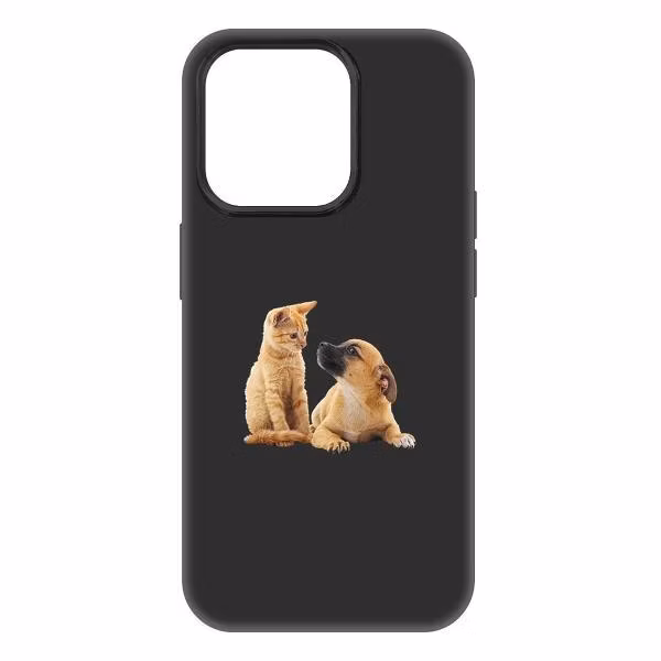Чехол для смартфона, телефона Krutoff Лучшие друзья для iPhone 15 Pro (477599)