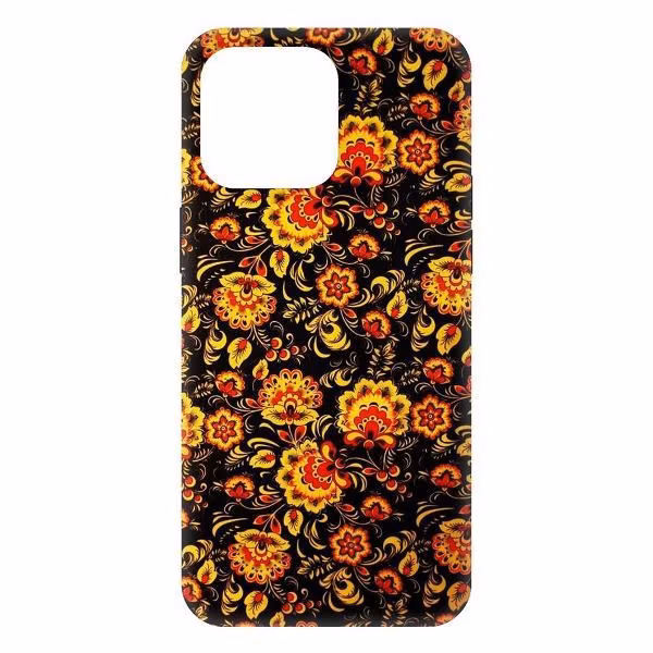 Чехол Krutoff Soft Case Хохлома для iPhone 15 Pro Max