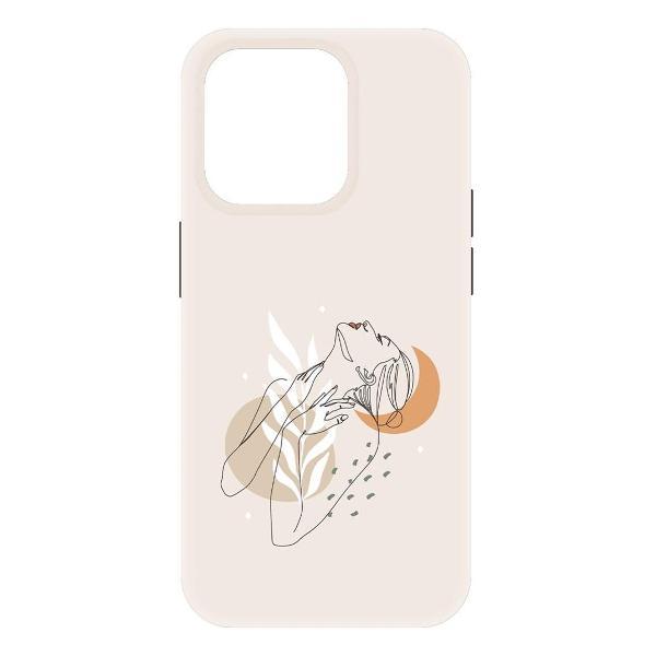 Чехол для смартфона, телефона Krutoff Женственность для iPhone 15 Pro черный (477644)