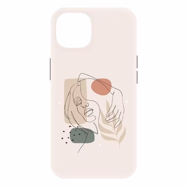 Чехол для смартфона, телефона Krutoff Грациозность для iPhone 15 черный (477313)