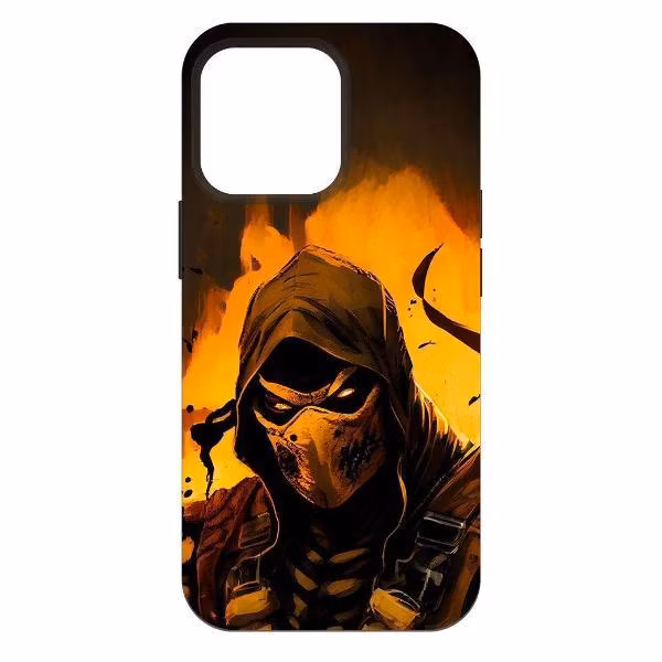 Чехол для смартфона, телефона Krutoff Мортал Комбат. Скорпион для iPhone 14 Pro Max