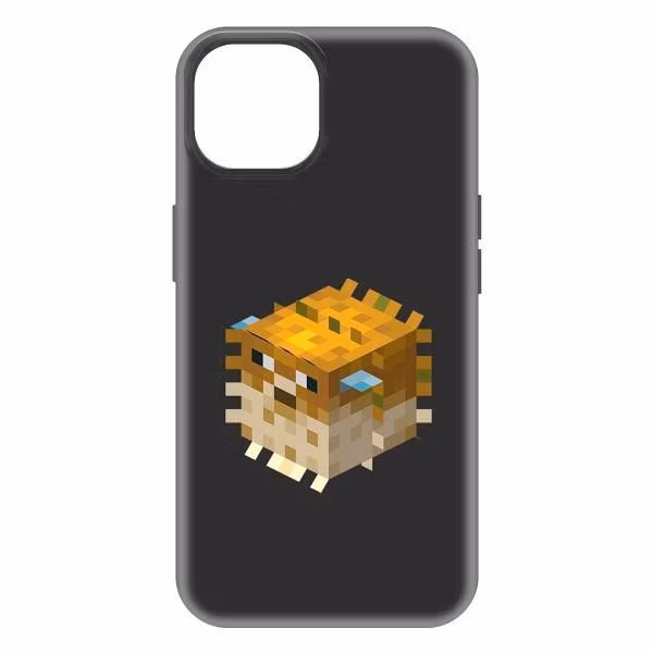 Чехол для смартфона, телефона Krutoff Minecraft-Иглобрюх для iPhone 15