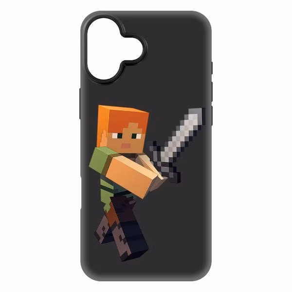 Чехол для смартфона, телефона Krutoff Рубиновое сердце для iPhone 15 Plus (572752)