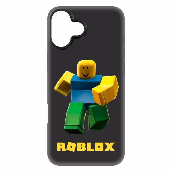 Чехол для смартфона, телефона Krutoff Soft Case Roblox-Классический Нуб для iPhone 16 Plus (572746)