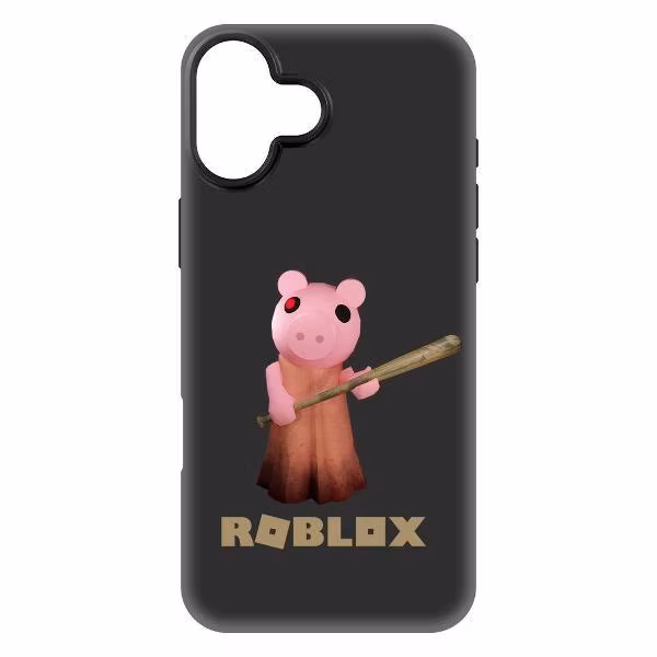 Чехол для смартфона, телефона Krutoff Soft Case Roblox-Пигги для iPhone 16 Plus (572745)