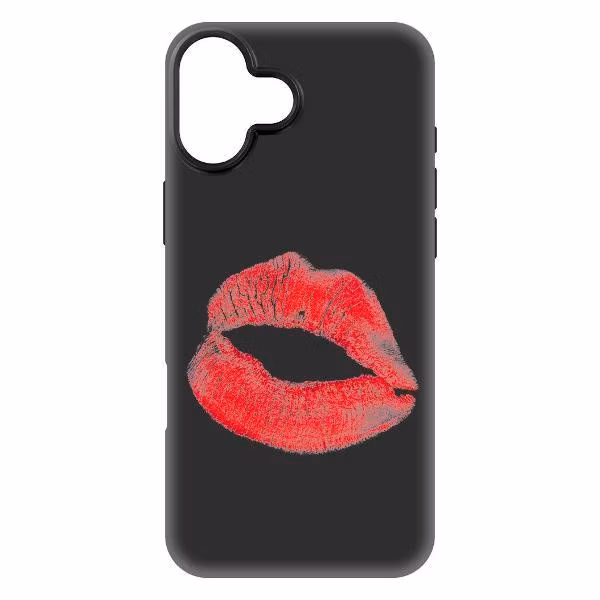 Чехол для смартфона, телефона Krutoff для След помады iPhone 16 Plus