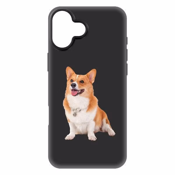 Чехол для смартфона, телефона Krutoff Корги для iPhone 16 Plus