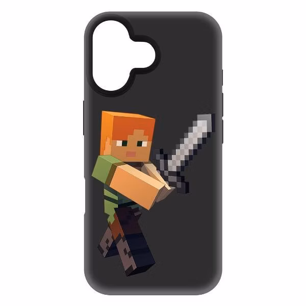 Чехол для смартфона, телефона Krutoff Minecraft-Алекс для iPhone 16