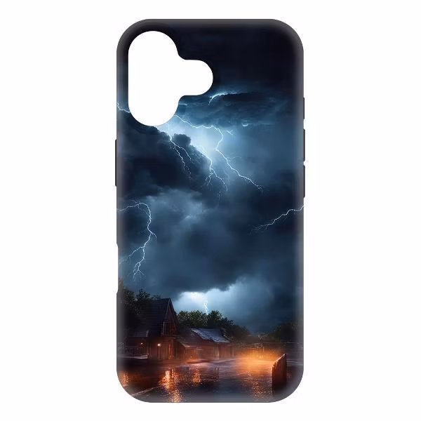 Чехол для смартфона, телефона Krutoff Ночная гроза для iPhone 16