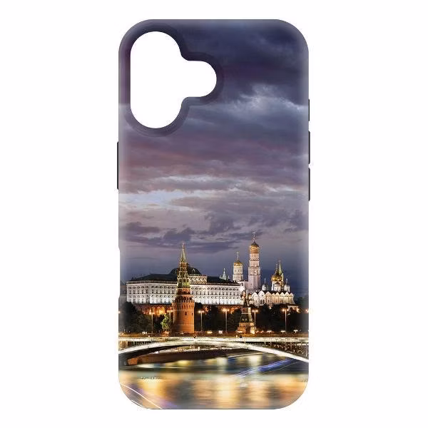 Чехол для смартфона, телефона Krutoff Россия, Московский Кремль для iPhone 16