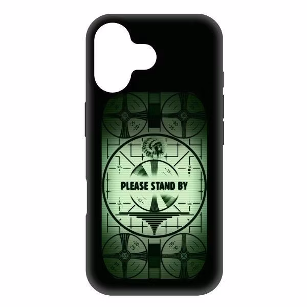 Чехол для смартфона, телефона Krutoff для iPhone 16 Fallout - Пожалуйста, подождите