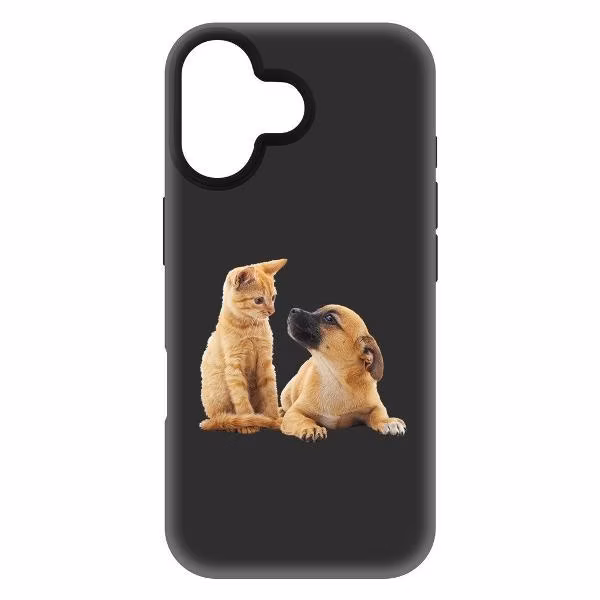 Чехол для смартфона, телефона Krutoff Лучшие друзья для iPhone 16 (572579)