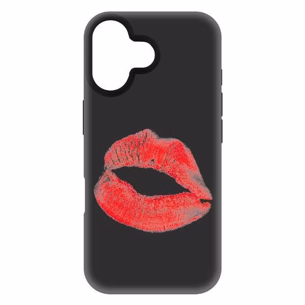Чехол для смартфона, телефона Krutoff След помады для iPhone 16 (572575)