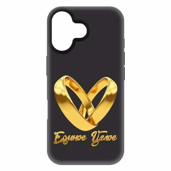 Чехол для смартфона, телефона Krutoff Единое целое для iPhone 16 (572569)