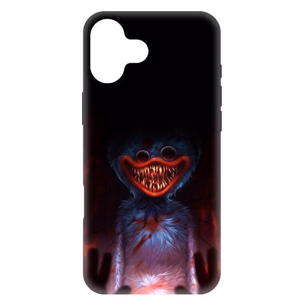 Чехол для смартфона, телефона Krutoff для iPhone 15 Plus Хаги Ваги, черный