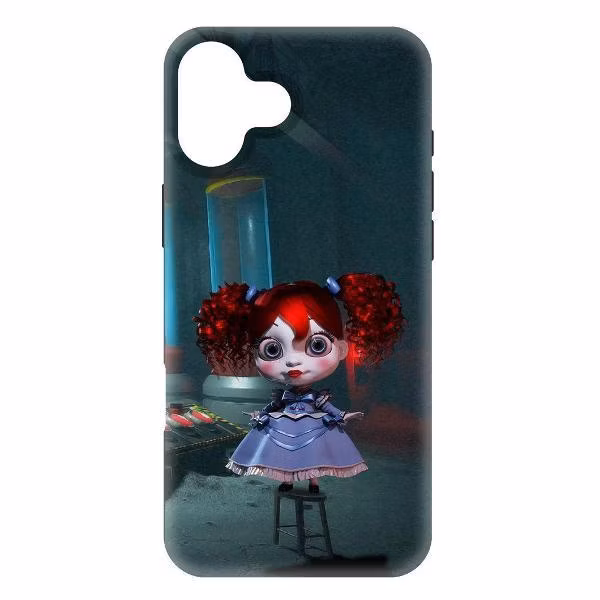 Чехол для смартфона, телефона Krutoff Зимняя сказка для iPhone 15 Plus черный (572714)