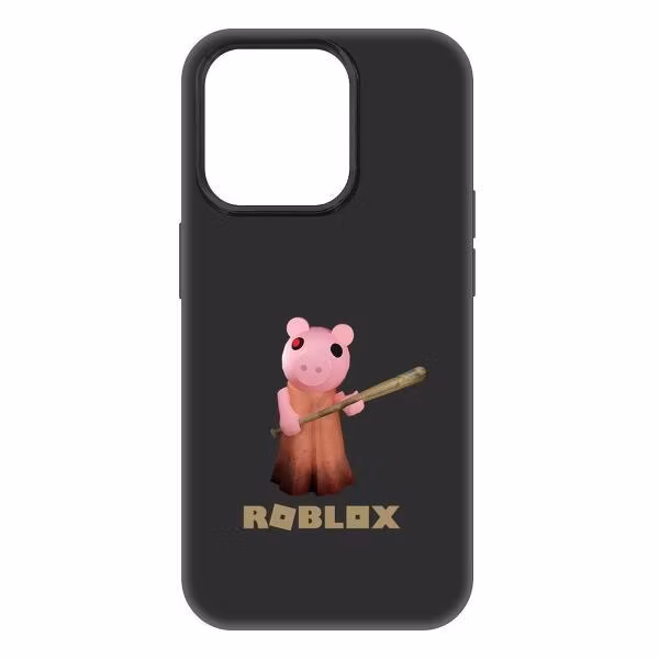 Чехол Krutoff Roblox-Пигги для iPhone 15 Pro