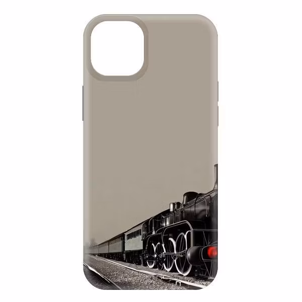 Чехол Krutoff Паровоз для iPhone 15 Plus