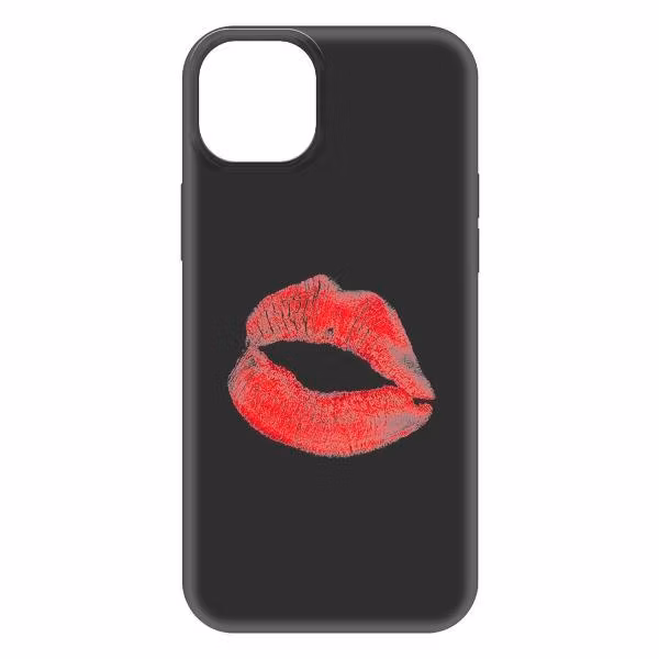 Чехол Krutoff Soft Case След помады для iPhone 15 Plus