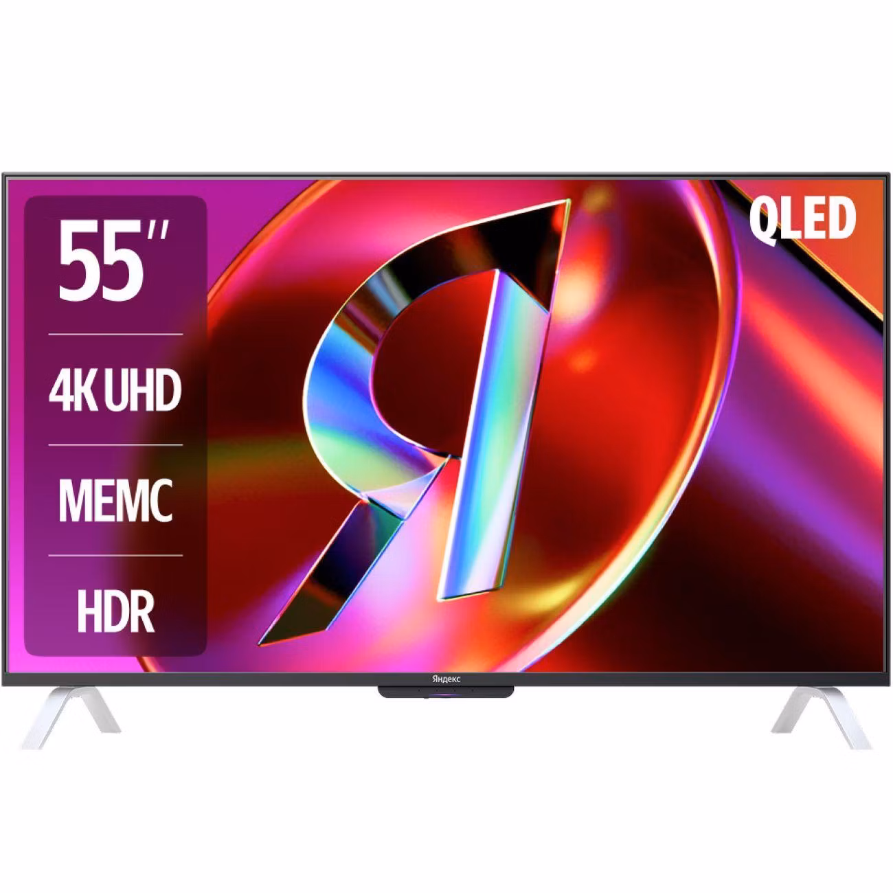 Телевизор Яндекс ТВ Станция QLED с Алисой 55’’ 4K UHD