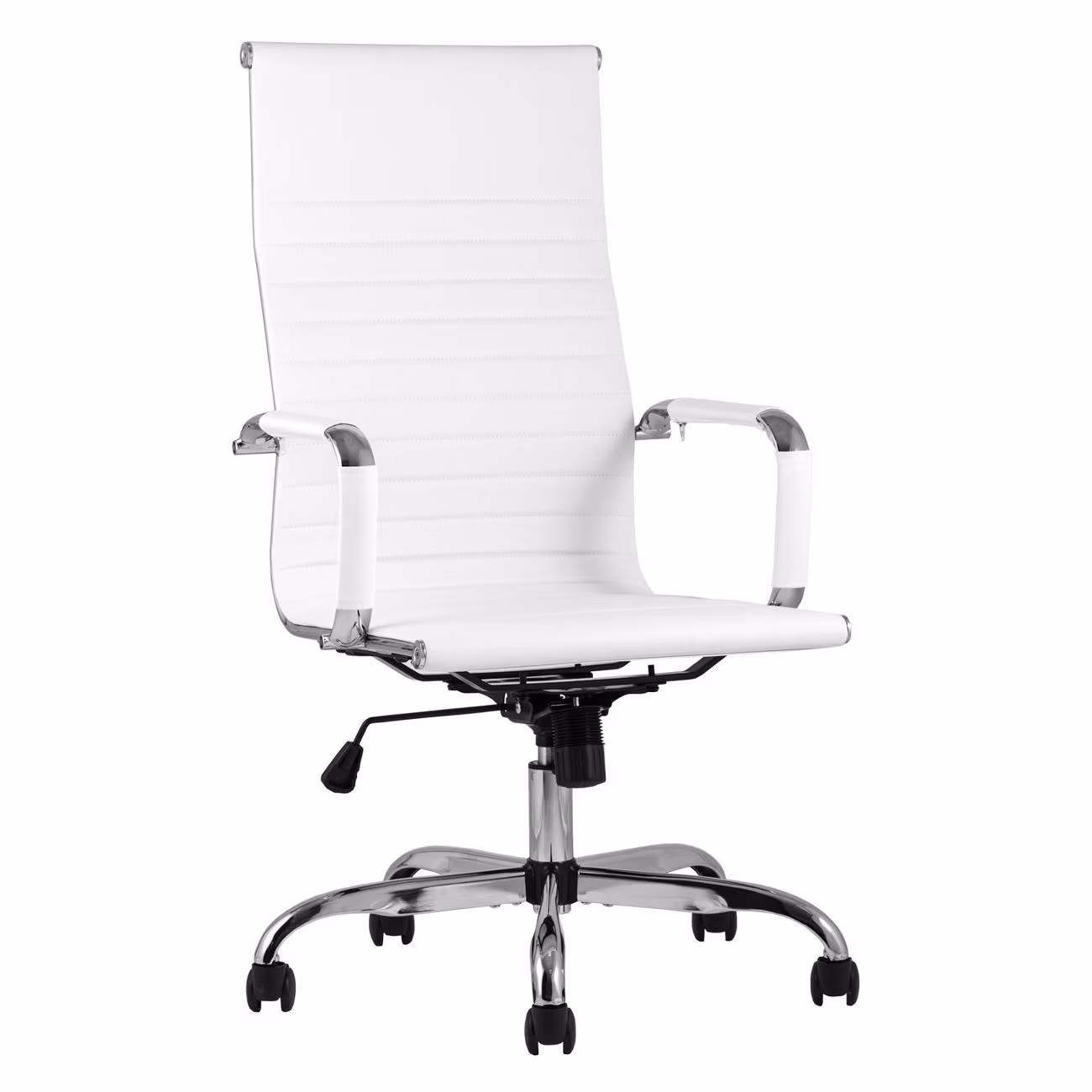 Кресло компьютерное TopChairs City D-101H белый