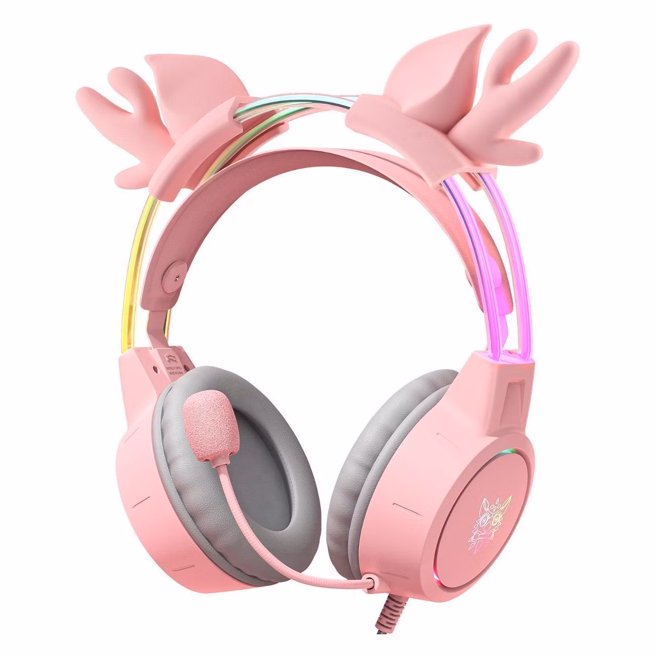 Наушники игровые с микрофоном Onikuma X15 pro розовый Furie