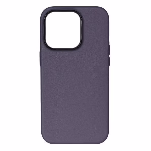 Чехол Leather Co. для iPhone 16 MagSafe пурпурный