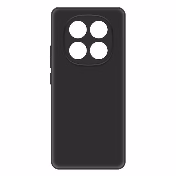Чехол для смартфона, телефона Krutoff Silicone Case для Xiaomi Redmi Note 14 Pro 5G черный