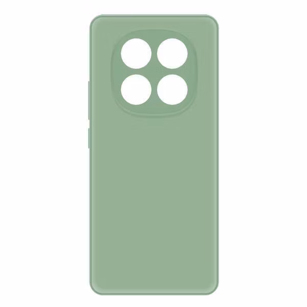 Чехол для смартфона, телефона Krutoff Silicone Case для Xiaomi Redmi Note 14 Pro 5G зеленый